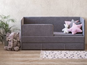 Диван-кровать Happy (темно-серый) в Зеленогорске - zelenogorsk.mebel-nsk.ru | фото