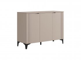 Комод 3 Рич (кашемир/фрапучино матовый/черный) в Зеленогорске - zelenogorsk.mebel-nsk.ru | фото