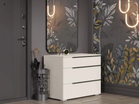 Комод с 3 ящиками Айри КМ-001 (кашемир) в Зеленогорске - zelenogorsk.mebel-nsk.ru | фото