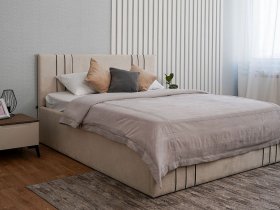 Кровать двуспальная 1,8м с подъем. мех. Леванте в Зеленогорске - zelenogorsk.mebel-nsk.ru | фото