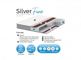 Матрас Silver Five в Зеленогорске - zelenogorsk.mebel-nsk.ru | фото