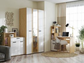Модульная детская Санса (дуб сонома/белый) в Зеленогорске - zelenogorsk.mebel-nsk.ru | фото