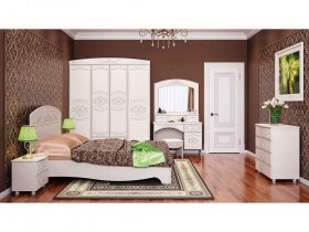 Модульная спальня Каролина в Зеленогорске - zelenogorsk.mebel-nsk.ru | фото