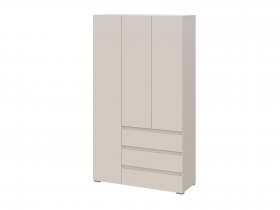 Шкаф трехстворчатый с ящиками Люмо ШК-06 в Зеленогорске - zelenogorsk.mebel-nsk.ru | фото